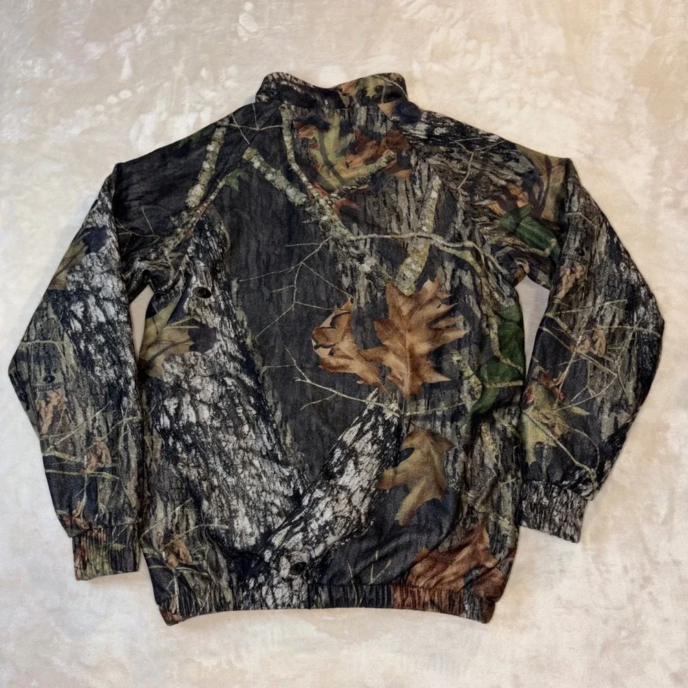 Stearns Dry Wear Mossy Oak Breakup Camo Hunting Jacket Full Zip Youth Large H680